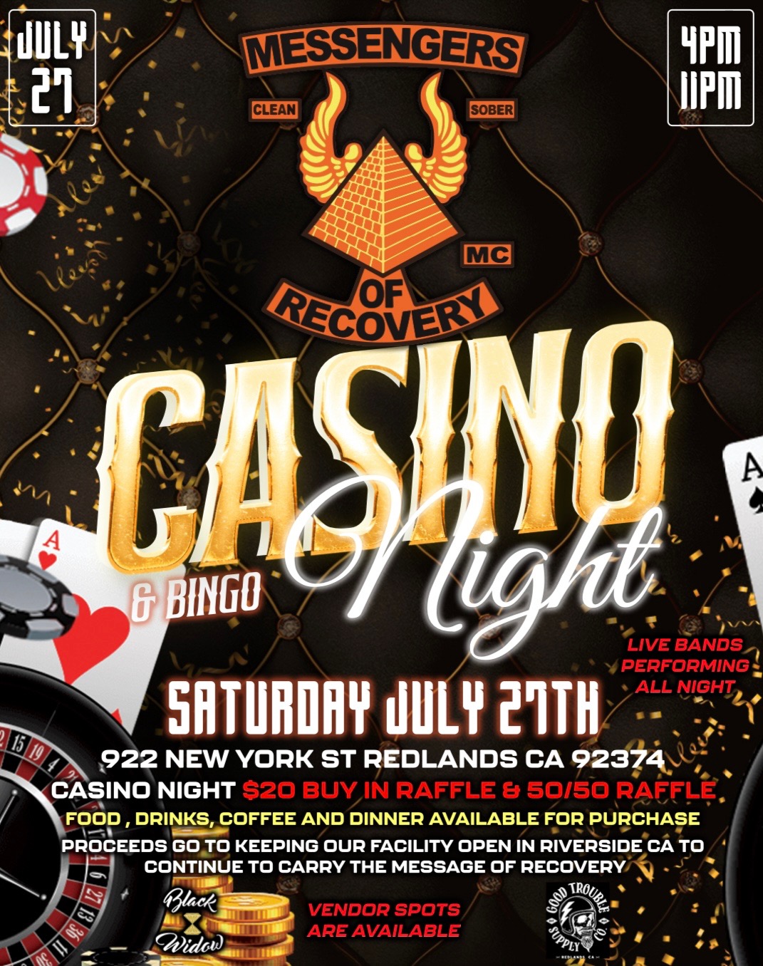 Casino & Bingo Night
